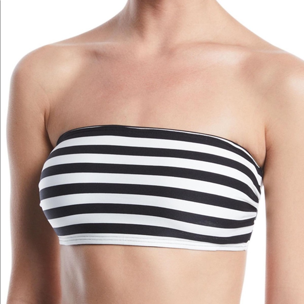 Kate Spade Saturday Bandeau Striped Bikini Set